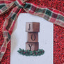Holiday Christmas greeting card